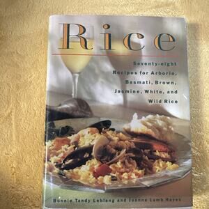 Vintage RICE By Bonnie Tandy Leblang - Hardcover Very Good  1991 Mark Thomas